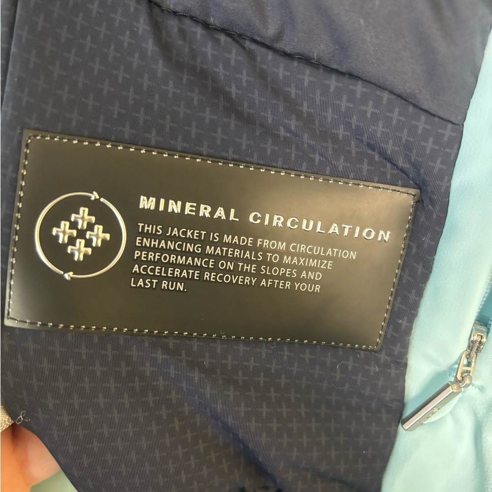 Women's Light Blue Ski & Snow Jacket - Picture 11 of 12